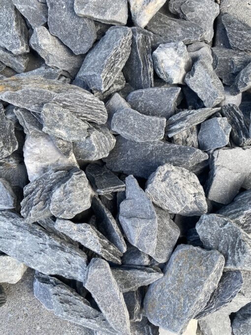 Black Slate Chips 1"