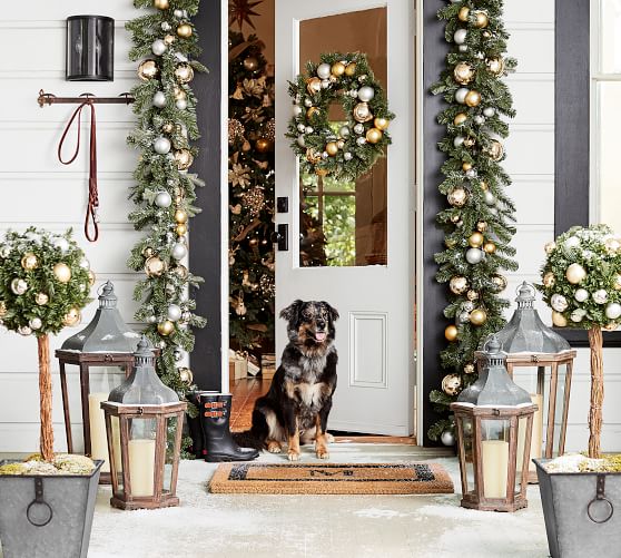 Outdoor Holiday Decorating Ideas Garland